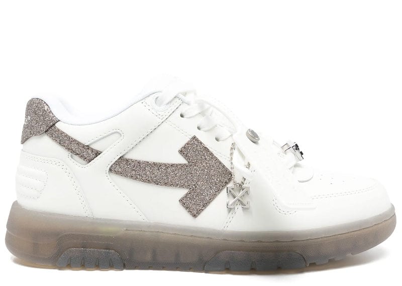 Off-White Out Of Office OOO Metal Low Top White/Gray (Women's)