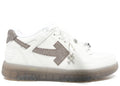 Off-White Out Of Office OOO Metal Low Top White/Gray (Women's)
