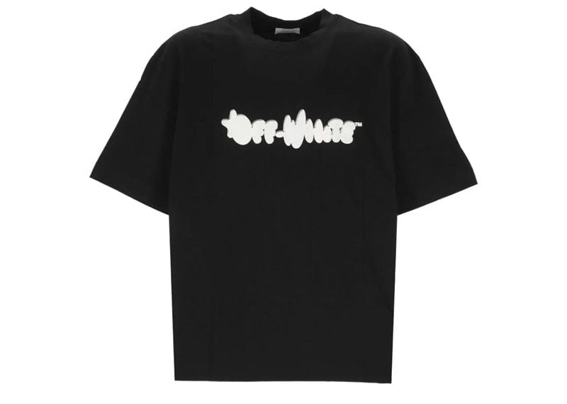 OFF-WHITE Puffy Type Skate Tee Black White