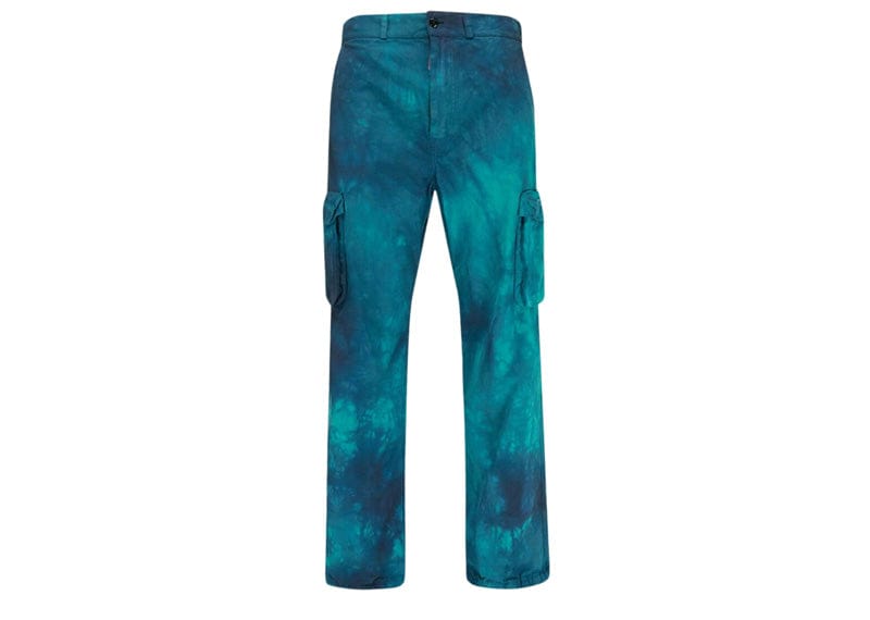 OFF-WHITE Ripstop Tie-Dye Cargo Pants Blue/Multicolor