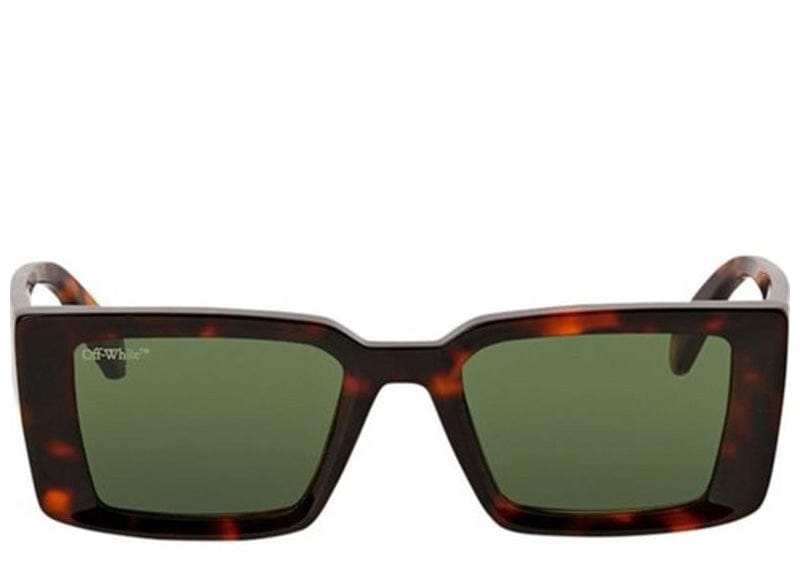 OFF-WHITE Savannah Oversized Sunglasses Havana/Green (OERI064S23PLA0016055)