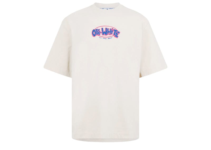 Off-White Sketch Arrow Skate S/S Tee Beige/Blue
