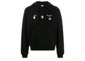 Off-White Slim Fit Big Logo Hoodie Black/White