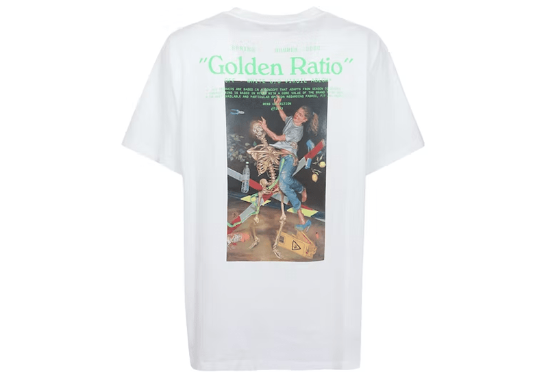 Off-White Slim Fit Pascal Painting T-shirt White/Multicolor