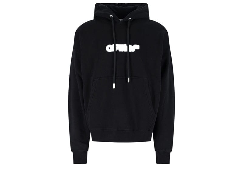 OFF-WHITE Spray Arrow Skate Hoodie Black White
