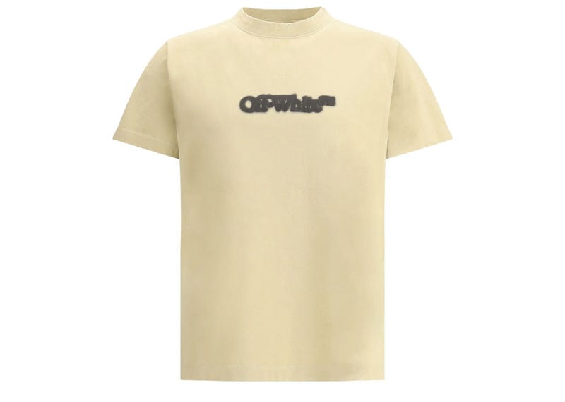 OFF-WHITE Spray Arrow Slim SS Tee Creme Brule