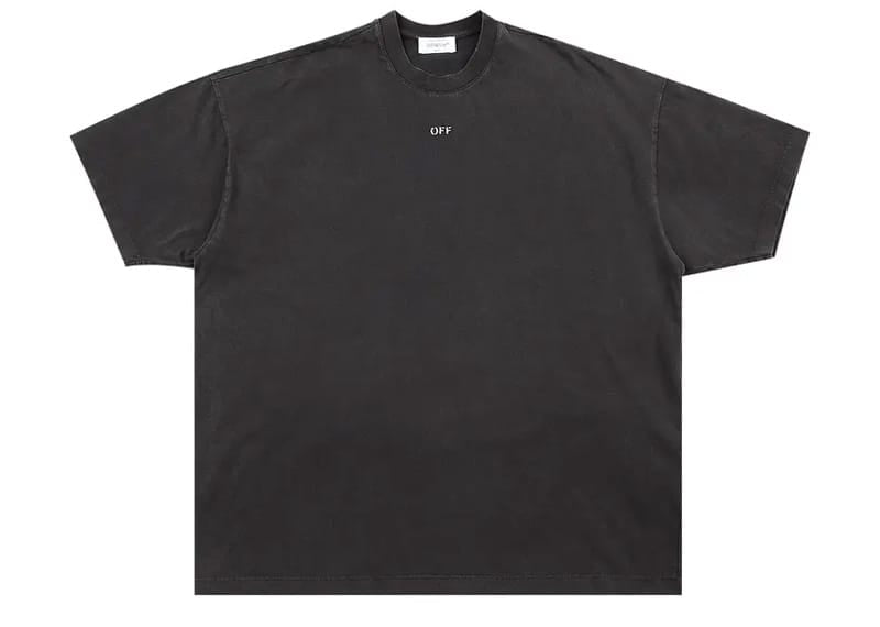Off-White Stamp Mary Over Short-Sleeve Tee Black/White