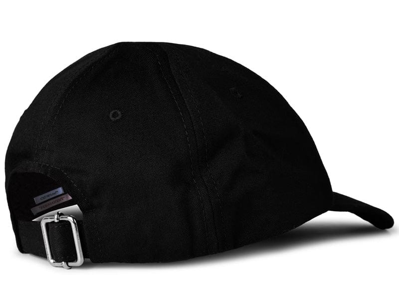 Off-White Swimming Man Embroidered Baseball Cap Black/White