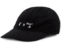 Off-White Swimming Man Embroidered Baseball Cap Black/White