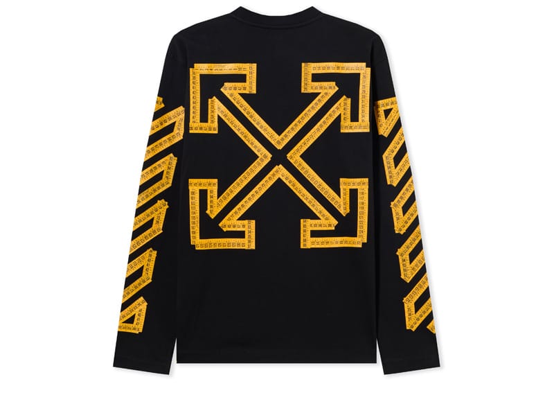 OFF-WHITE Tape Arrow Skate L/S T-Shirt Black
