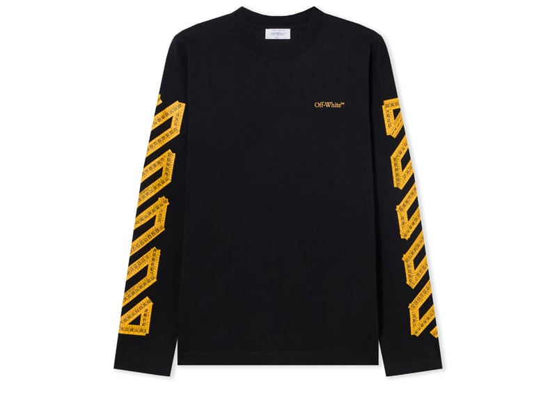 OFF-WHITE Tape Arrow Skate L/S T-Shirt Black