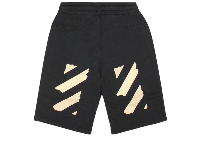 OFF-WHITE Tape Arrows Sweatshort Black/Beige