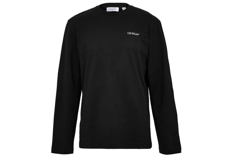 OFF-WHITE Vanish Arrow Skate Long Sleeve Tee Black/Chalk Pink