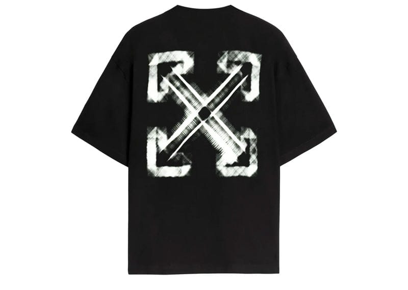 OFF-WHITE Vibe Arrow Skate S/S Tee Black/Aqua Glass