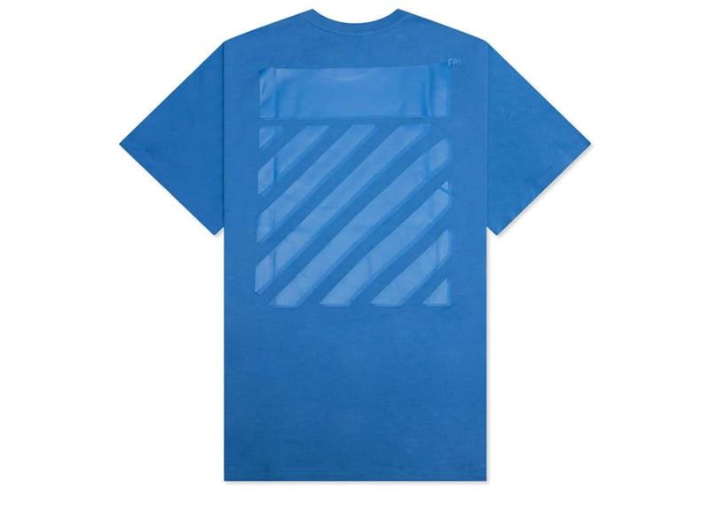Off-White Virgil Abloh Diag Tab Over S/S Tee Peacock