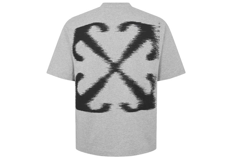 OFF-WHITE Windy Arrow Skate S/S Tee Light Grey Melange