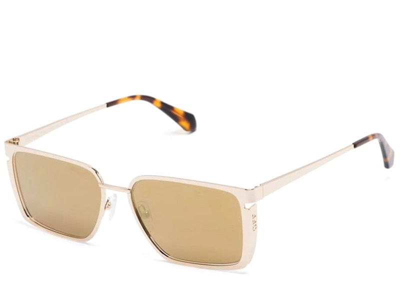 OFF-WHITE Yoder Sunglasses Gold/Brown/Brown (OERI121S24MET0017676-FR)