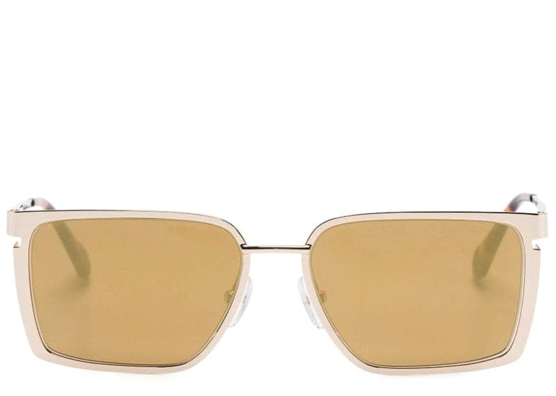 OFF-WHITE Yoder Sunglasses Gold/Brown/Brown (OERI121S24MET0017676-FR)
