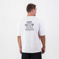 Old School Leisure Clubhouse Boxy Tee White