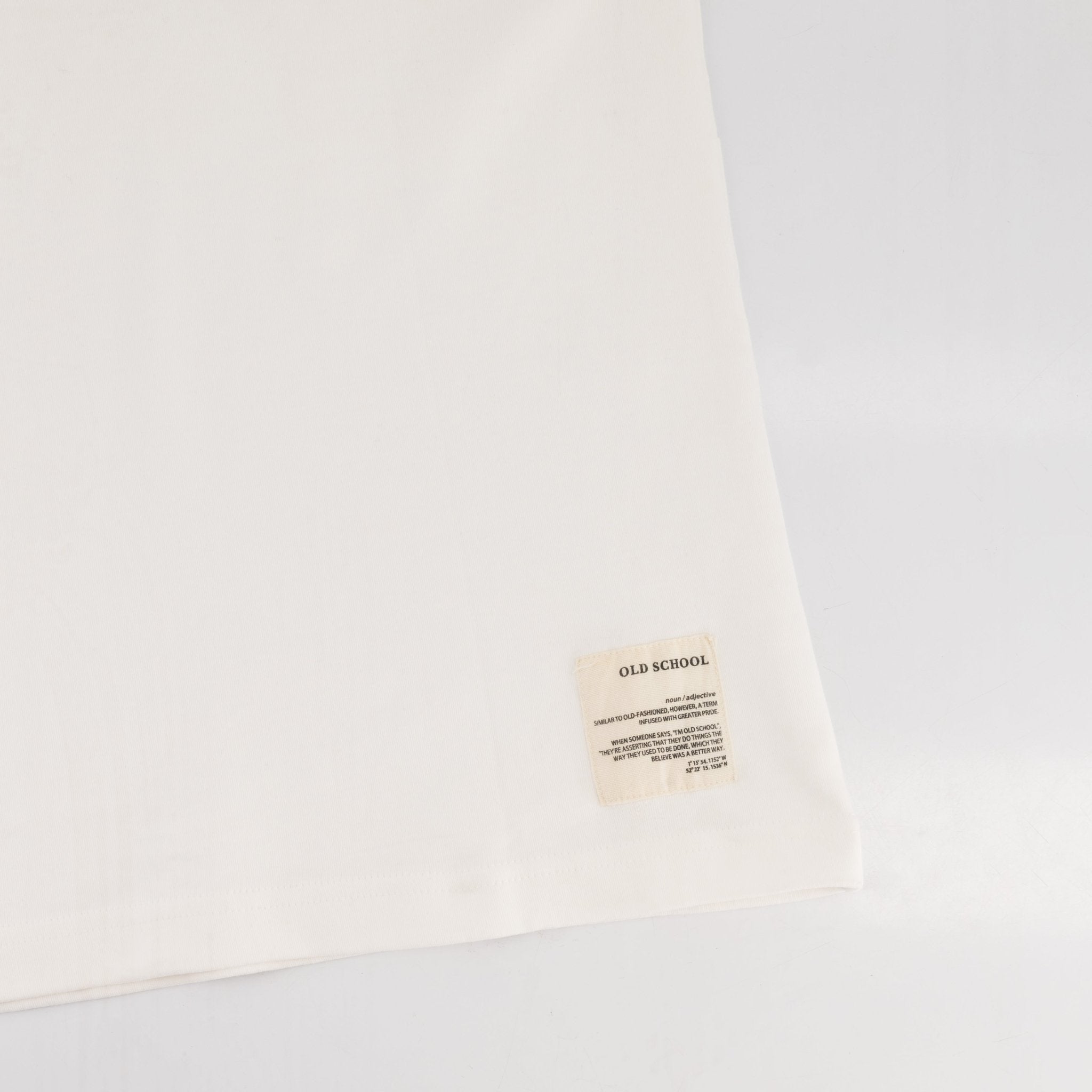 Old School Leisure Clubhouse Boxy Tee White