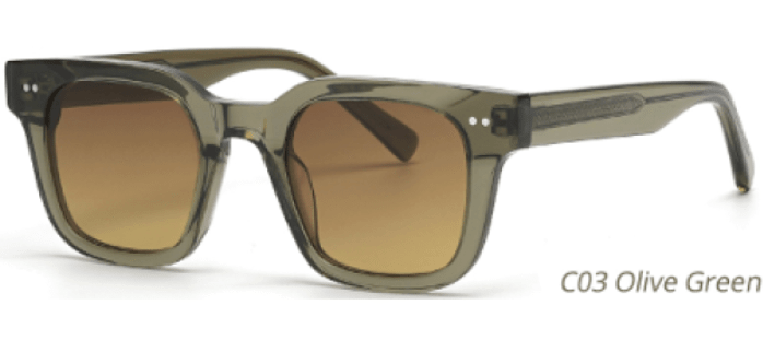 Old School Leisure Field Acetate Sunglasses – Olive
