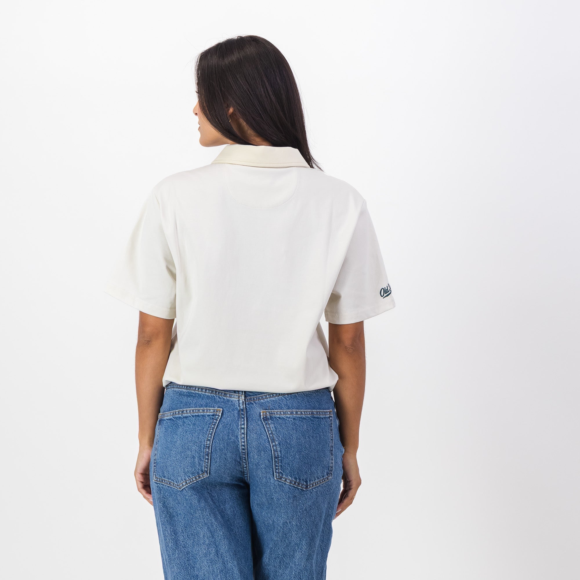 Old School Leisure Pocket SS Polo Ivory