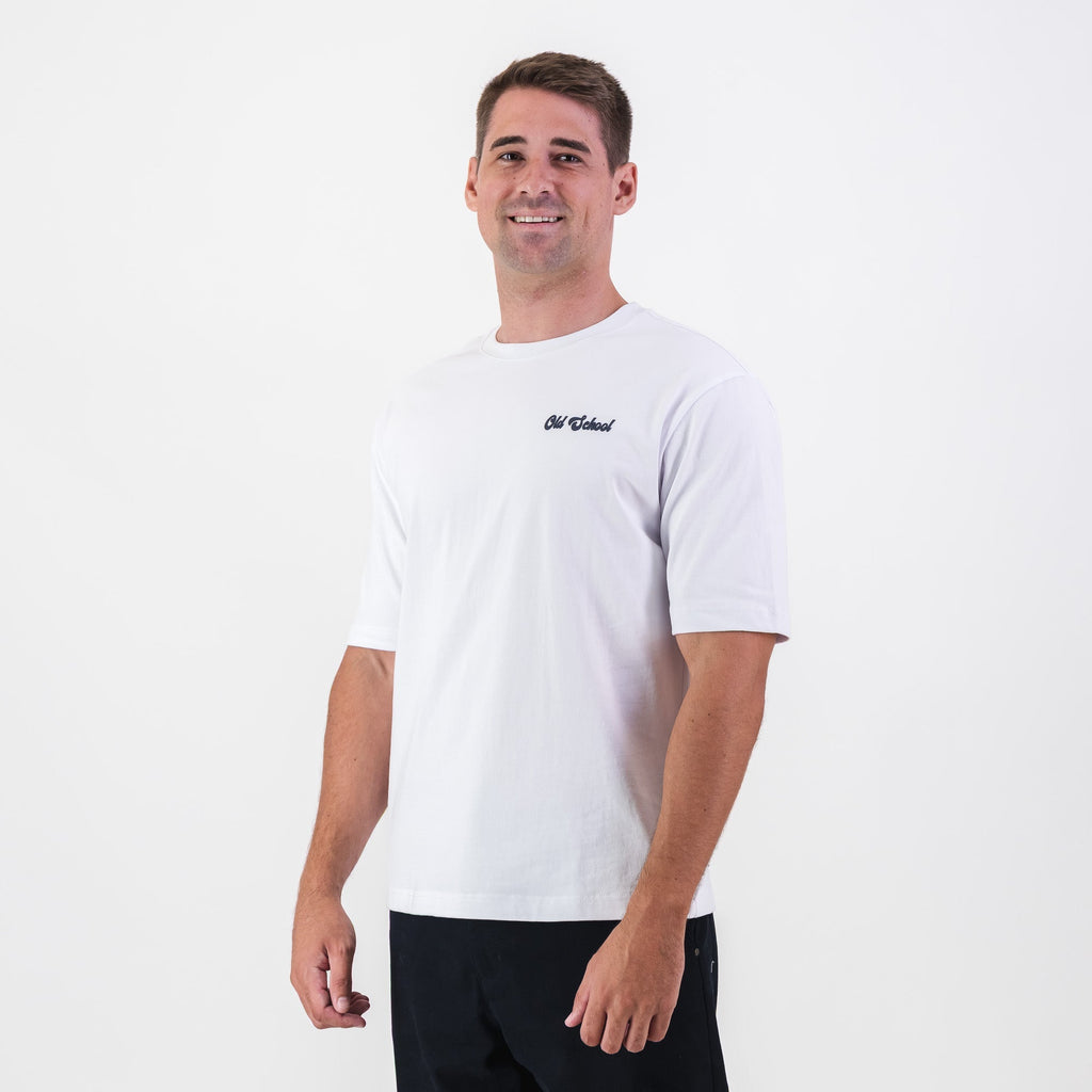 Old School Leisure Retro Football Artistic Relaxed T-shirt