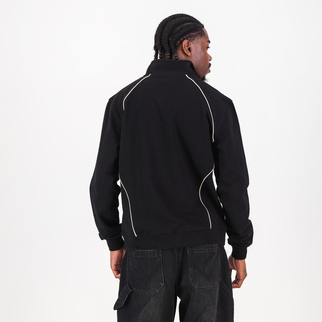 Orlando Pirates Piped Quarter Zip Sweat-black