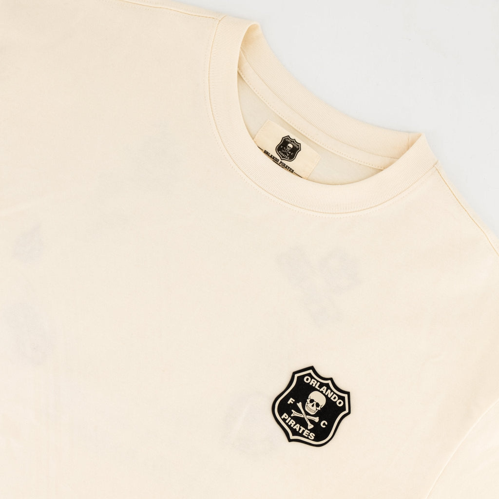 Orlando Pirates Quirky Boxy Tee-Ivory