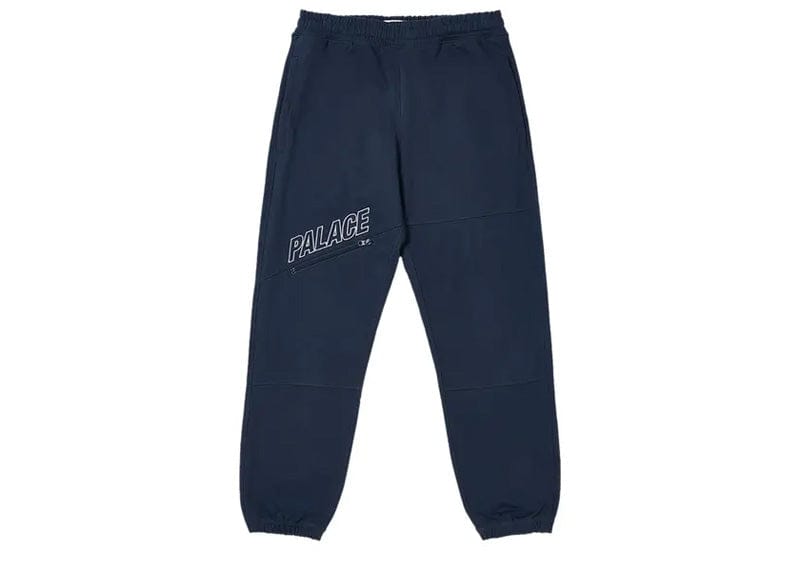 Palace Slant Zip Joggers Blue