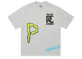 Palace Sponsor T-Shirt Grey Marl