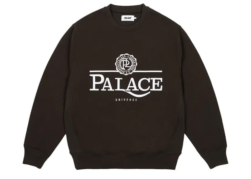 Palace Universe Crew Sweatshirt Black