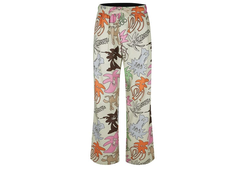 Palm Angels All Over Loose Pant Palmity Butter/Multicolor