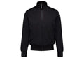 Palm Angels Back Curved Logo Print Zip-Up Track Jacket Vintage Black