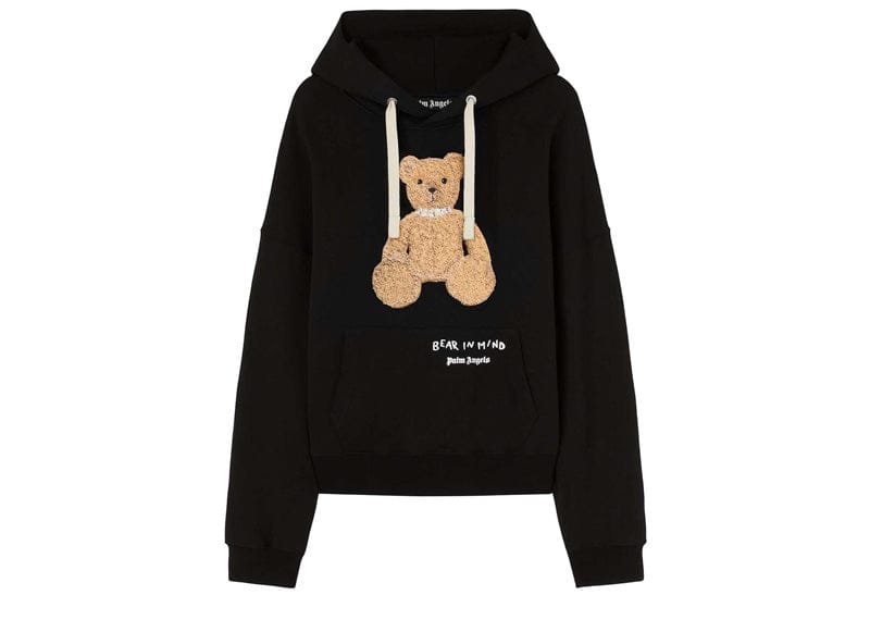 Palm Angels Bear In Mind Hoodie Black