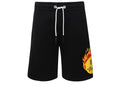 Palm Angels Burning Head Track Shorts Black