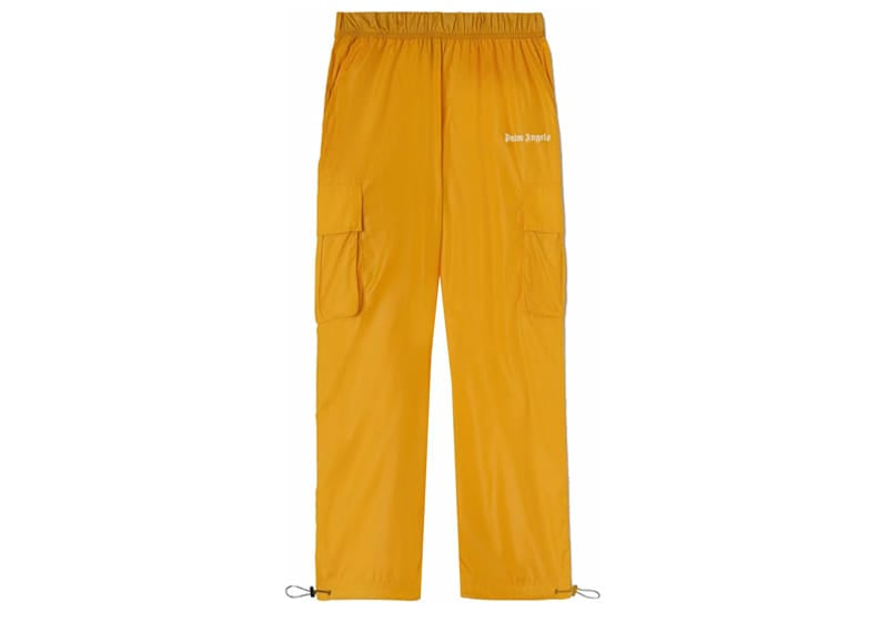 Palm Angels Cargo Track Pants Yellow/White