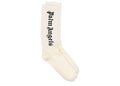 Palm Angels Classic Logo Socks Butter/Black