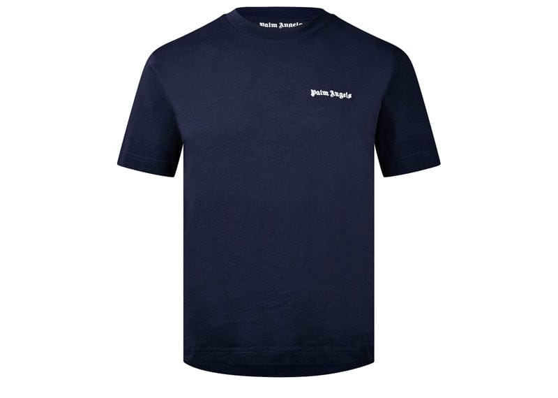 Palm Angels Classic Logo Tee Navy