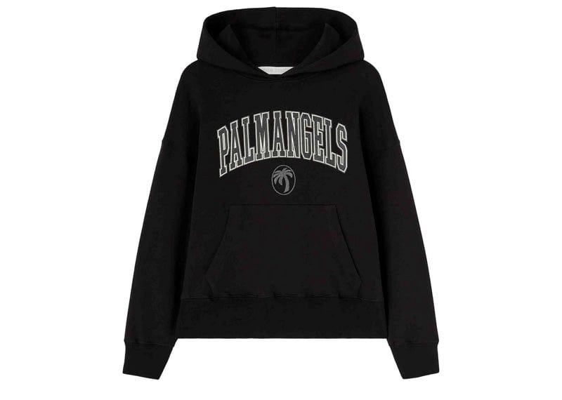Palm Angels College Palm Hoodie Black