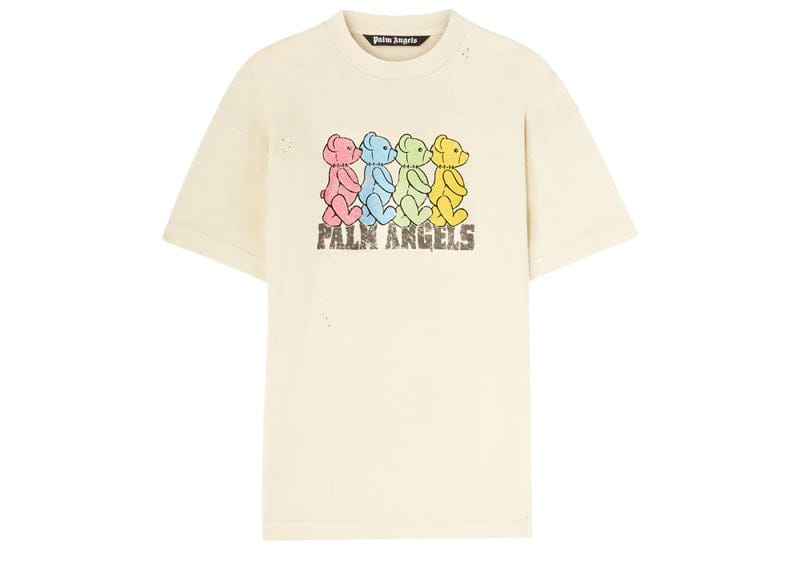 Palm Angels Crossroad Bears Tee Ivory
