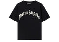 Palm Angels Curved Logo Regular Tee Black