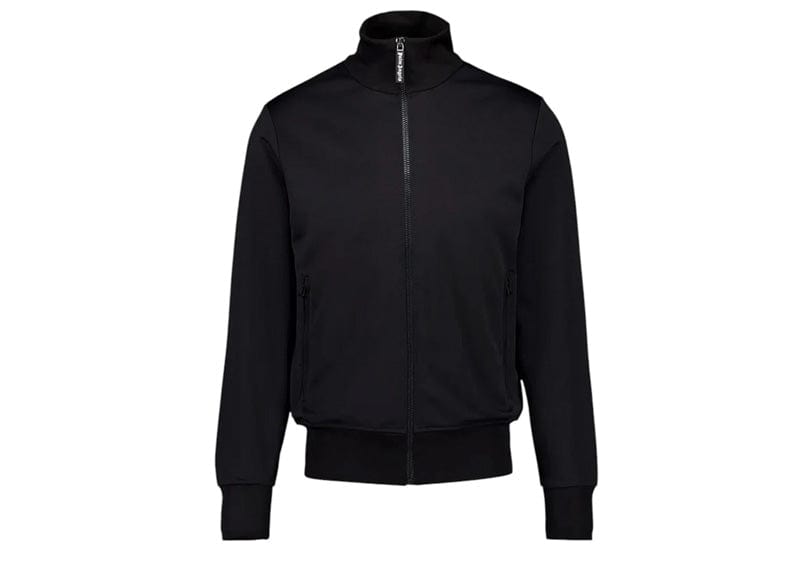 Palm Angels Curved Logo Track Jacket Black