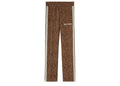Palm Angels Leopard Print Jacquard Track Pants Beige Off White