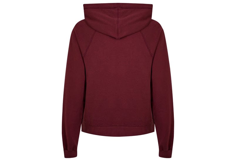 Palm Angels Monogram Hoodie Bordeaux