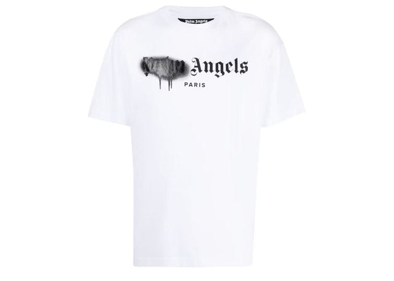 Palm Angels Paris Sprayed Logo T-shirt White