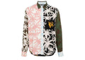 Palm Angels Patchwork Long Sleeve Shirt