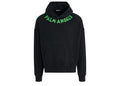 Palm Angels Seasonal Logo Print Hoodie Black/Green
