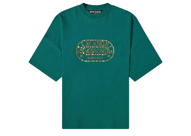 Palm Angels x Missoni Heritage Loose Tee Green/Gold