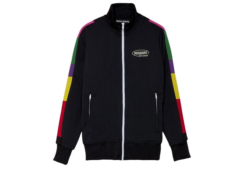 Palm Angels x Missoni Track Jacket Black Multicolor